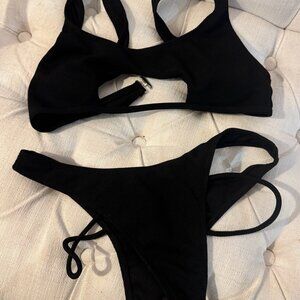 brand new stunning black two piece bikini